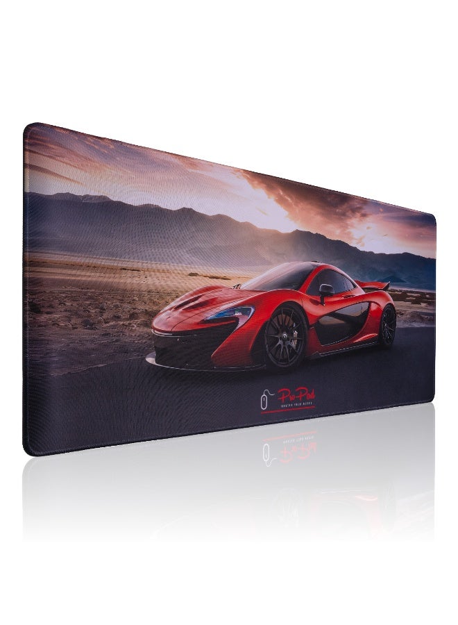 ProPad Mousepad Red Mclaren Supercar Design 88.5×40cm - Image 1